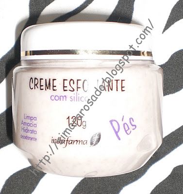 Creme esfoliante para os Pés Indafarma!