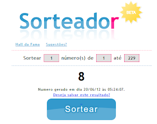 Resultado do Sorteio: Porta Batons!