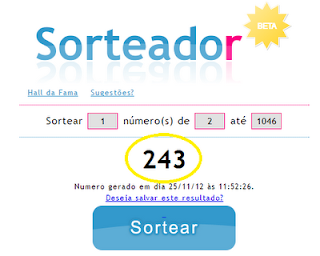 Resultado do Sorteio: Paleta NYX!