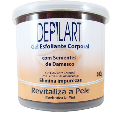 Gel Esfoliante Corporal Com Esferas de Damasco.
