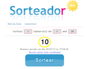 Resultado do Sorteio: Ladyslim!