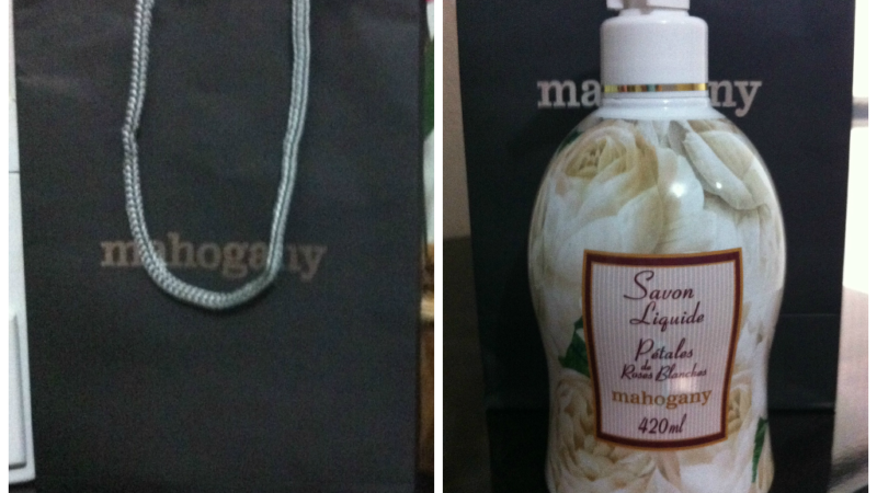 Mahogany – Sabonete Líquido Pétalas de Roses Blanches!