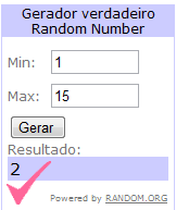 Resultado do Sorteio – TogDog!