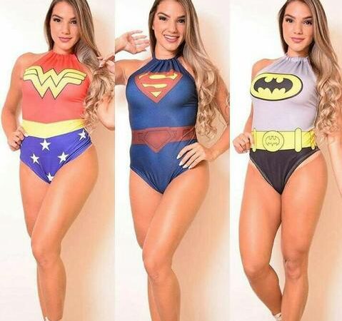 Body com estampas de super heróis